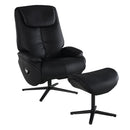 Labonita Gray Motıon Accent Chair W/Swivel & Ottoman - Ornate Home