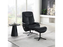 Labonita Gray Motıon Accent Chair W/Swivel & Ottoman - Ornate Home