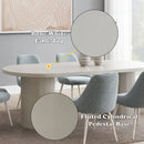 Laela Bone White Dining Table - Ornate Home