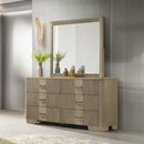Lakkari Antique Oak Mirror - Ornate Home