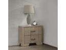 Lakkari Antique Oak Nightstand - Ornate Home