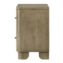 Lakkari Antique Oak Nightstand - Ornate Home