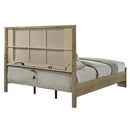 Lakkari Antique Oak Queen Bed - Ornate Home