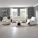 Lalisa Cream Power Motion Loveseat - Ornate Home