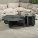Lamond Teal High Gloss End Table - Ornate Home
