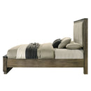 Lance Beige/Distressed Oak Eastern King Bed - Ornate Home