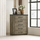 Lance Distressed Oak Chest - Ornate Home
