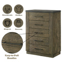 Lance Distressed Oak Chest - Ornate Home