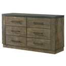 Lance Distressed Oak Dresser - Ornate Home