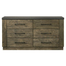 Lance Distressed Oak Dresser - Ornate Home