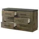 Lance Distressed Oak Dresser - Ornate Home