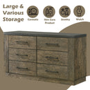 Lance Distressed Oak Dresser - Ornate Home