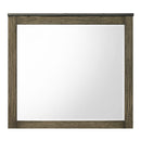 Lance Distressed Oak Mirror - Ornate Home
