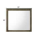 Lance Distressed Oak Mirror - Ornate Home