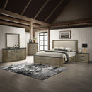 Lance Distressed Oak Nightstand - Ornate Home