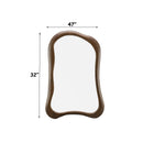Lanza Dark Walnut Aceent Mirror - Ornate Home