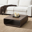 Lanza Dark Walnut Coffee Table - Ornate Home