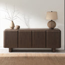 Lanza Dark Walnut Console Table - Ornate Home