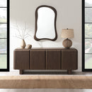 Lanza Dark Walnut Console Table - Ornate Home