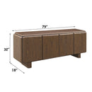 Lanza Dark Walnut Console Table - Ornate Home