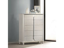 Laveda Pearl White Chest - Ornate Home