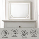 Laveda Pearl White Mirror w/LED - Ornate Home