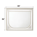 Laveda Pearl White Mirror w/LED - Ornate Home
