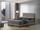 Leandros Light Gray Queen Bed - Ornate Home