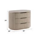 Leanna Light Oak Nightstand - Ornate Home