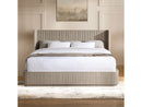 Leanna Light Oak Queen Bed - Ornate Home