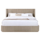 Leanna Light Oak Queen Bed - Ornate Home