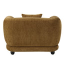 Lennox Brown Chair W/Pillow - Ornate Home