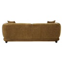 Lennox Brown Sofa W/2 Pillows - Ornate Home