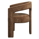 Leonardo Brown Arm Chair (Set of 2) - Ornate Home