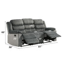 Lesley Gray Motion Sofa - Ornate Home