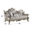 Libertee Beige & Champagne Sofa w/5 Pillows - Ornate Home