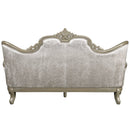 Libertee Beige & Champagne Sofa w/5 Pillows - Ornate Home