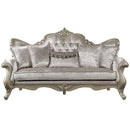Libertee Beige & Champagne Sofa w/5 Pillows - Ornate Home