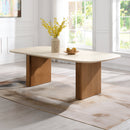 Lidi Brown/Natural Dining Table - Ornate Home