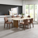 Lidi Brown/Natural Dining Table - Ornate Home