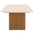 Lidi Brown/Natural Dining Table - Ornate Home