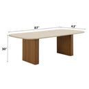 Lidi Brown/Natural Dining Table - Ornate Home