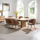 Lidi Brown/Natural Dining Table - Ornate Home