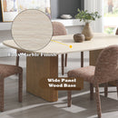 Lidi Brown/Natural Dining Table - Ornate Home