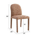 Lidi Brown Side Chair (Set of 2) - Ornate Home