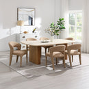 Lidi Light Brown Side Chair (Set of 2) - Ornate Home