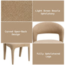 Lidi Light Brown Side Chair (Set of 2) - Ornate Home