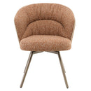 Lidi Rust Orange Arm Chair (Set of 2) - Ornate Home