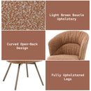 Lidi Rust Orange Arm Chair (Set of 2) - Ornate Home