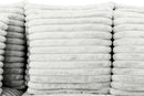 Lindyn II Ivory Jumbo Corduroy 2pc Reversible Sectional Sofa w/ Dual Cupholders & USB Ports - Ornate Home